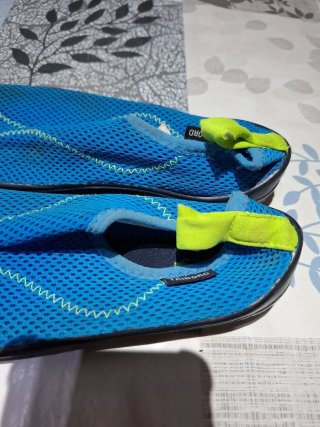 Escarpines Tribord niños azul y verde 32-33