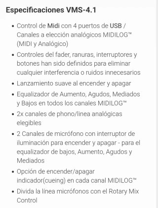 Controladora DJ American Audio VMS 4.1