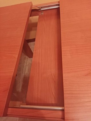 Mesa de Salón Extensible Madera Marrón 1.45-2.05m