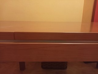 Mesa de Salón Extensible Madera Marrón 1.45-2.05m