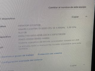 i3 3220 Placa Asus P8H61-M 16GB Ram con disipador