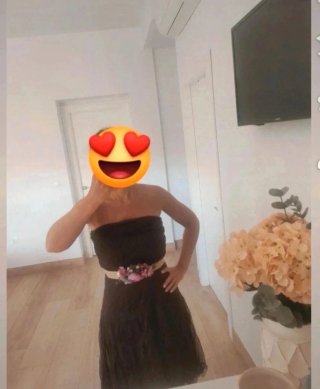 Vestido marrón
