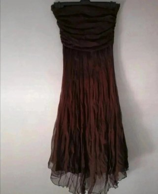 Vestido marrón