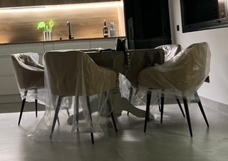 Mesa extensible comedor + 6 sillas