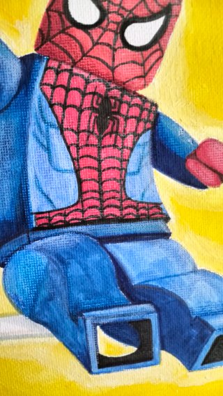 Cuadro Spiderman Lego