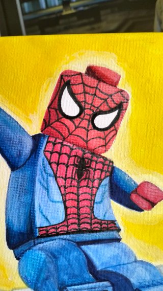 Cuadro Spiderman Lego