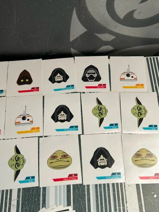 Lote 103 cromos Star Wars 2019 año