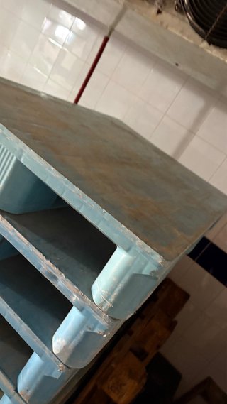 Palets de plástico ciego
