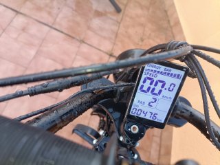 Bicicleta eléctrica E-BIKE negra