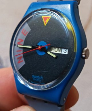 Swatch Vintage Blue Jet GS701 (1989)