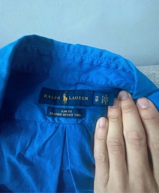 Camiseta Polo Ralph Lauren Azul Talla XS