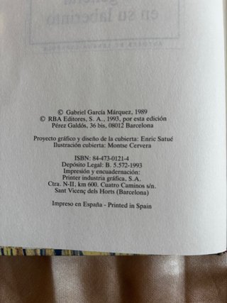 Libro El general en su laberinto - Gabriel García