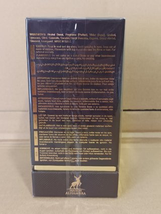 ALHAMBRA TOSCANO PIEL 2.7 EAU DE PARFUM SPRAY HOMB