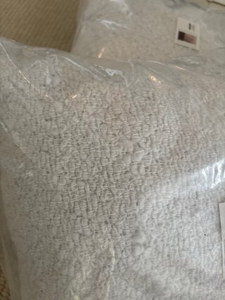 Cojines Boucle Blancos (2 unidades)