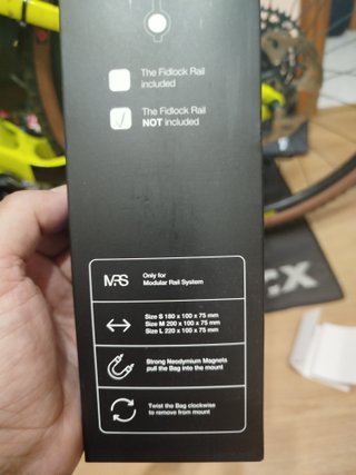 Bolsa Rígida XLC MRS para Tubo Inferior, tamaño S.