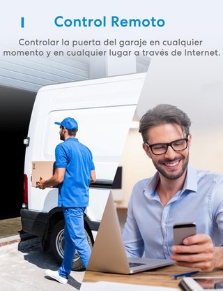 Meross MSG100 Abridor de Puertas de Garaje Inteligente