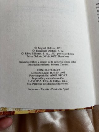 Libro Señora de rojo sobre fondo gris