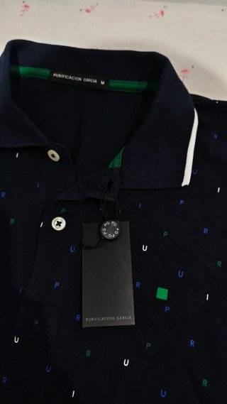 Polo Purificación García azul nuevo