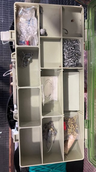 Carretes de pesca y sedal, aparejos de pesca