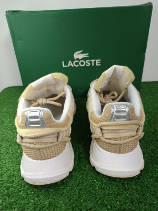 Zapatillas Lacoste Beige y Blanco Talla 43