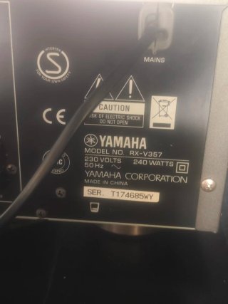 Receptor AV Yamaha RX-V357 Natural Sound