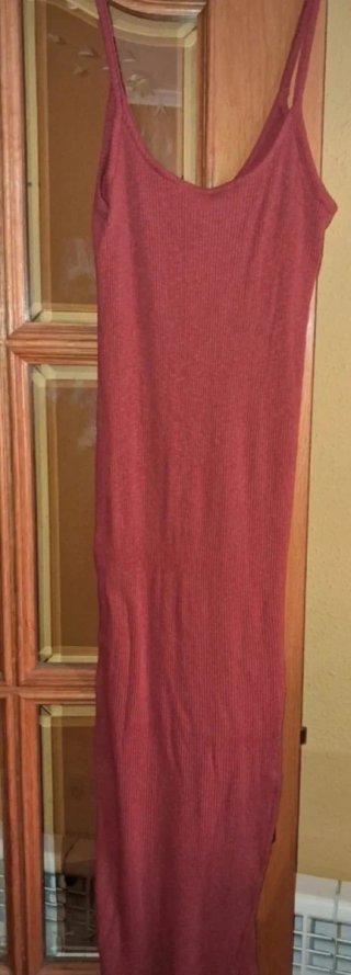 Vestido Bershka Rojo Talla S