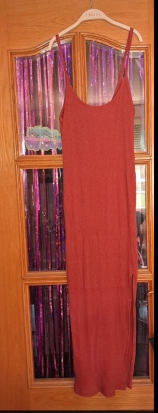 Vestido Bershka Rojo Talla S