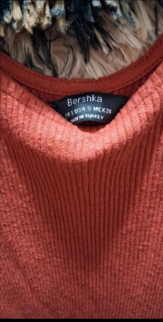Vestido Bershka Rojo Talla S