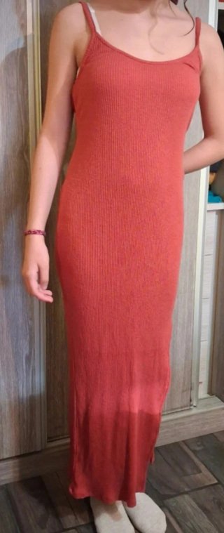 Vestido Bershka Rojo Talla S