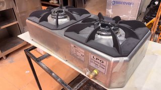 Cocina Gas Sobremesa 2 Fuegos 3.5+3.5 kW nueva