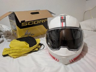 Casco Moto Scorpion EXO Blanco