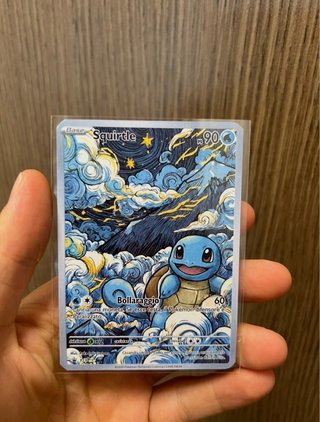 Carta Pokémon fan-made Squirtle