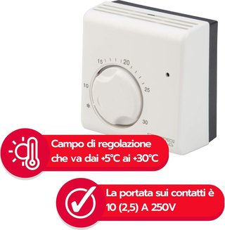 POLY POOL PP1461 Termostato electromecánico 230V