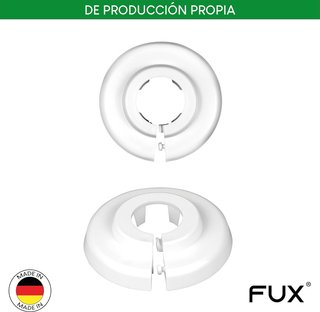 FUX 10 Rosetas para tuberias de calefaccion radiator, 12mm-35mm