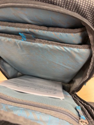 Mochila Thule Negra con detalles Teal