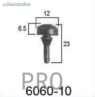 tope de goma del capo de seat 600