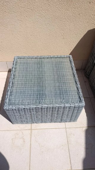 Conjunto Muebles Ratán Exterior Sofá y Sillones