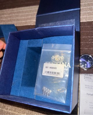 Reloj Festina Plateado con Esfera Azul