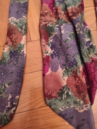 Corbata de seda vintage