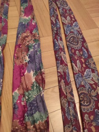 Corbata de seda vintage