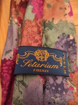 Corbata de seda vintage