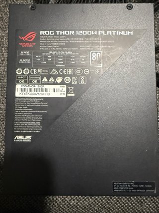 Fuente Alimentación ASUS ROG THOR 1200W