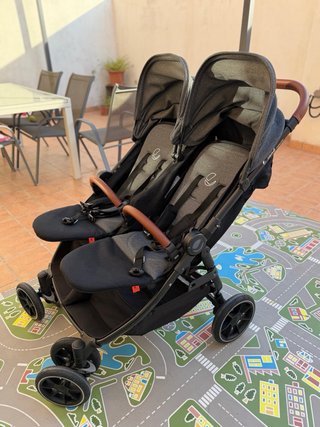 Silla gemelar Jane Twinlink con capazo