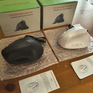2 Mouse Verticali Ergonomici Anti Tunnel Carpale