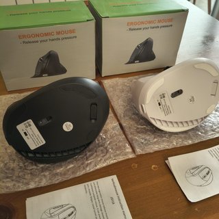 2 Mouse Verticali Ergonomici Anti Tunnel Carpale