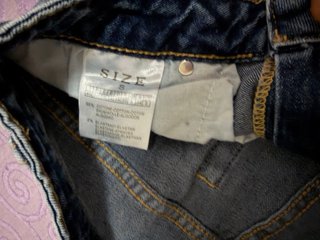 Jeans blu strappati