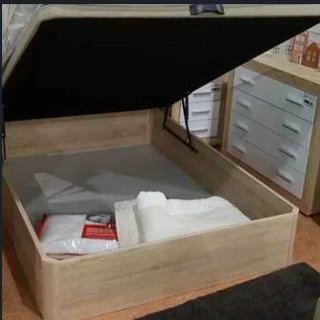 Cama Canapé Matrimonio Madera