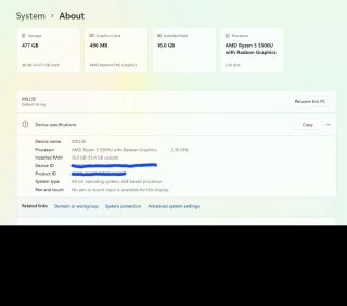 Mini PC AMD Ryzen 5 5500U+Monitor Curvo 27" Gaming
