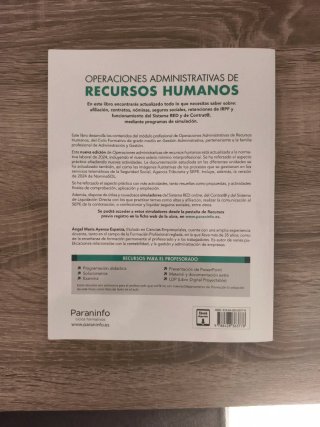 Operaciones administrativas de recursos humanos...