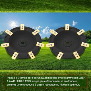 NUEVO! 2 Discos Cuchilla + 14 Cuchillas mammotion